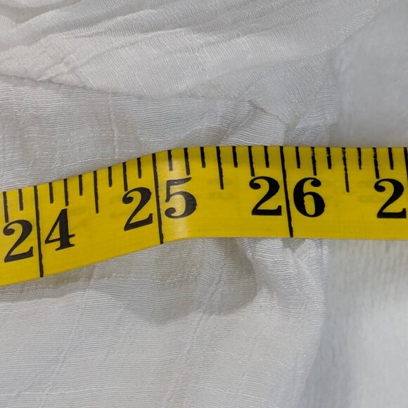 Torrid Tunic Womens 22/24 White Peasant Boho Cottagecore Folk Embroidered Pleats - Picture 7 of 11